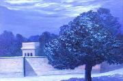 Anita Ree Mango tree by moonlight Sweden oil painting artist